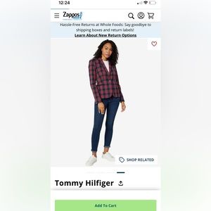 Tommy Hilfiger Womens blazer size 6 new with tags